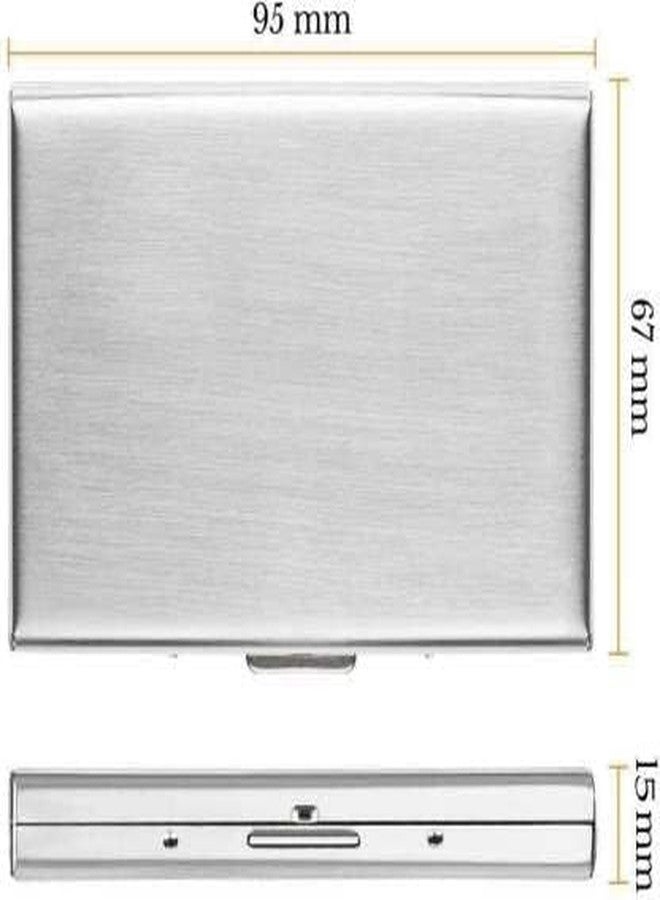 encELade Silver RFID Protector Stainless Steel ATM/Credit/Debit 6 Slots Men & W0men Card Holder - Image 5